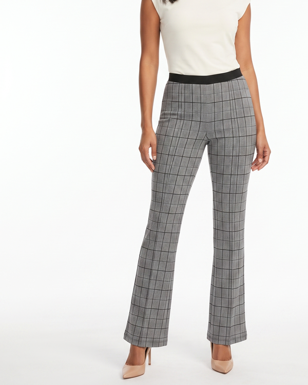Double-Knit Boot-Cut Pant