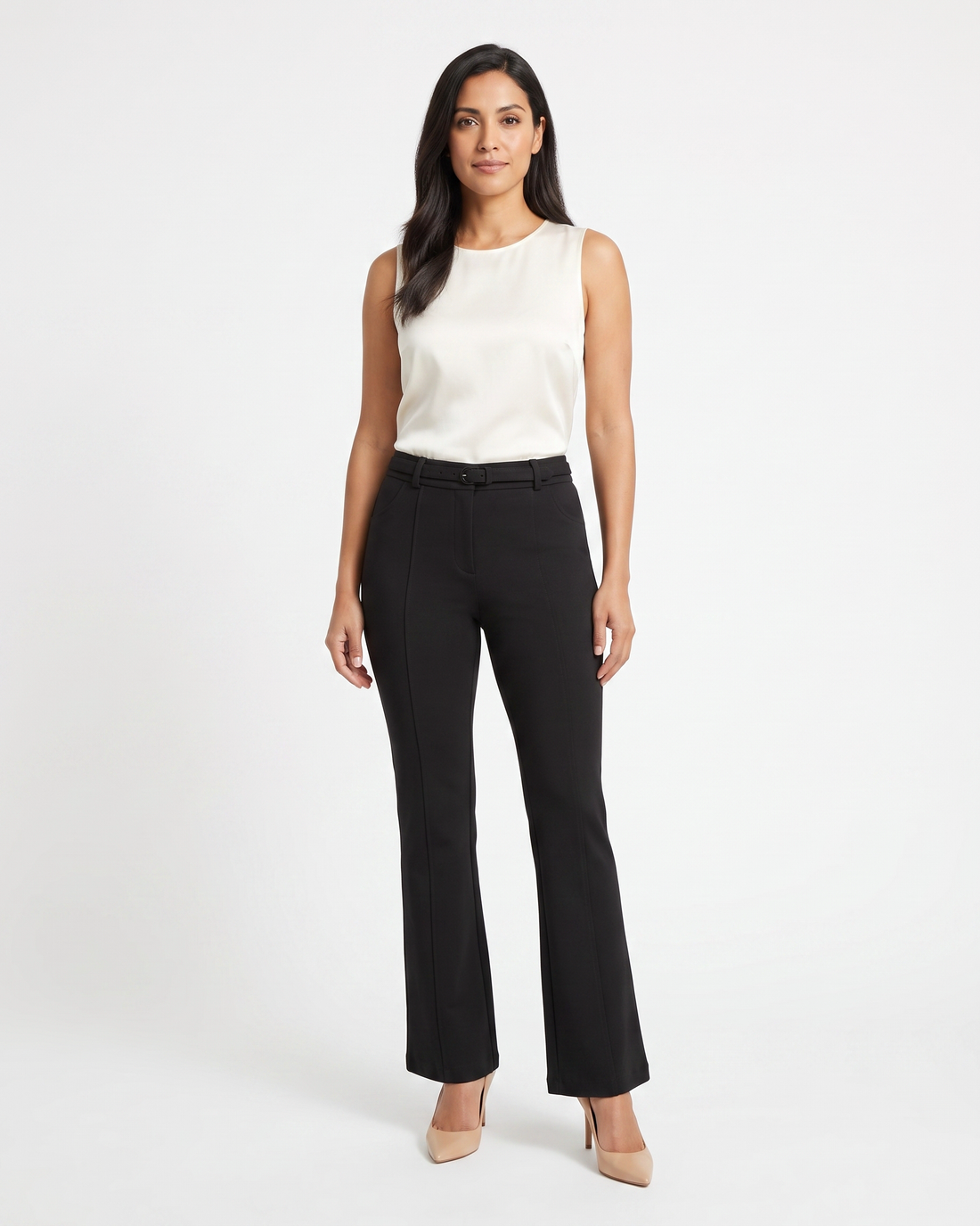 Boot-Cut Ponte Pant