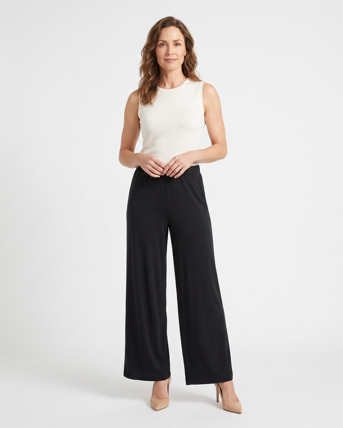 Wide-Leg Modal Pant