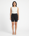 Biker Short w/ Geometric Pockets — 5", view 1
