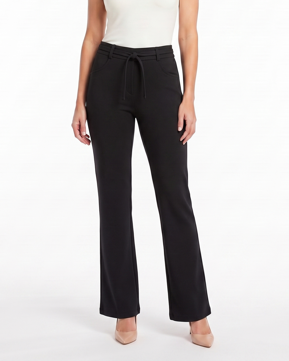 Boot-Cut Ponte Pant