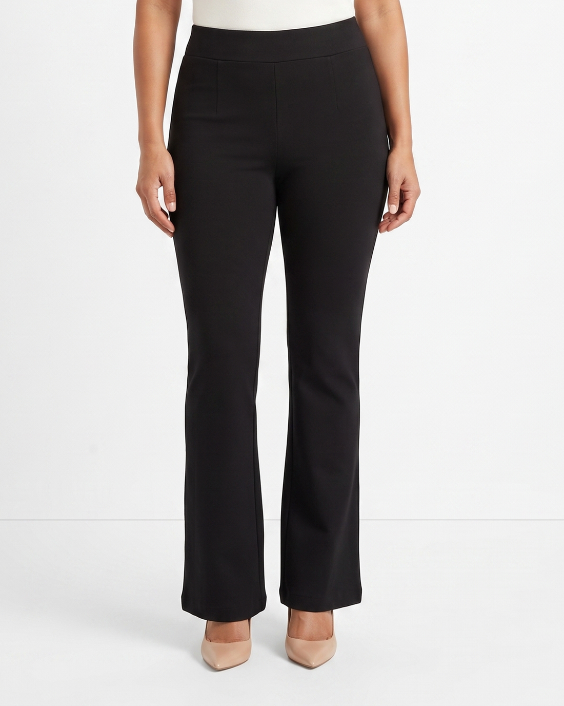 Bling Boot-Cut Ponte Pant