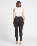 Black & White Box-Print Ponte Pant, view 3