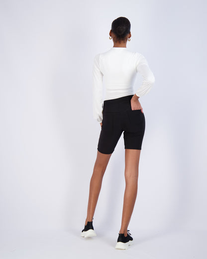 High-Waist Bike Shorts