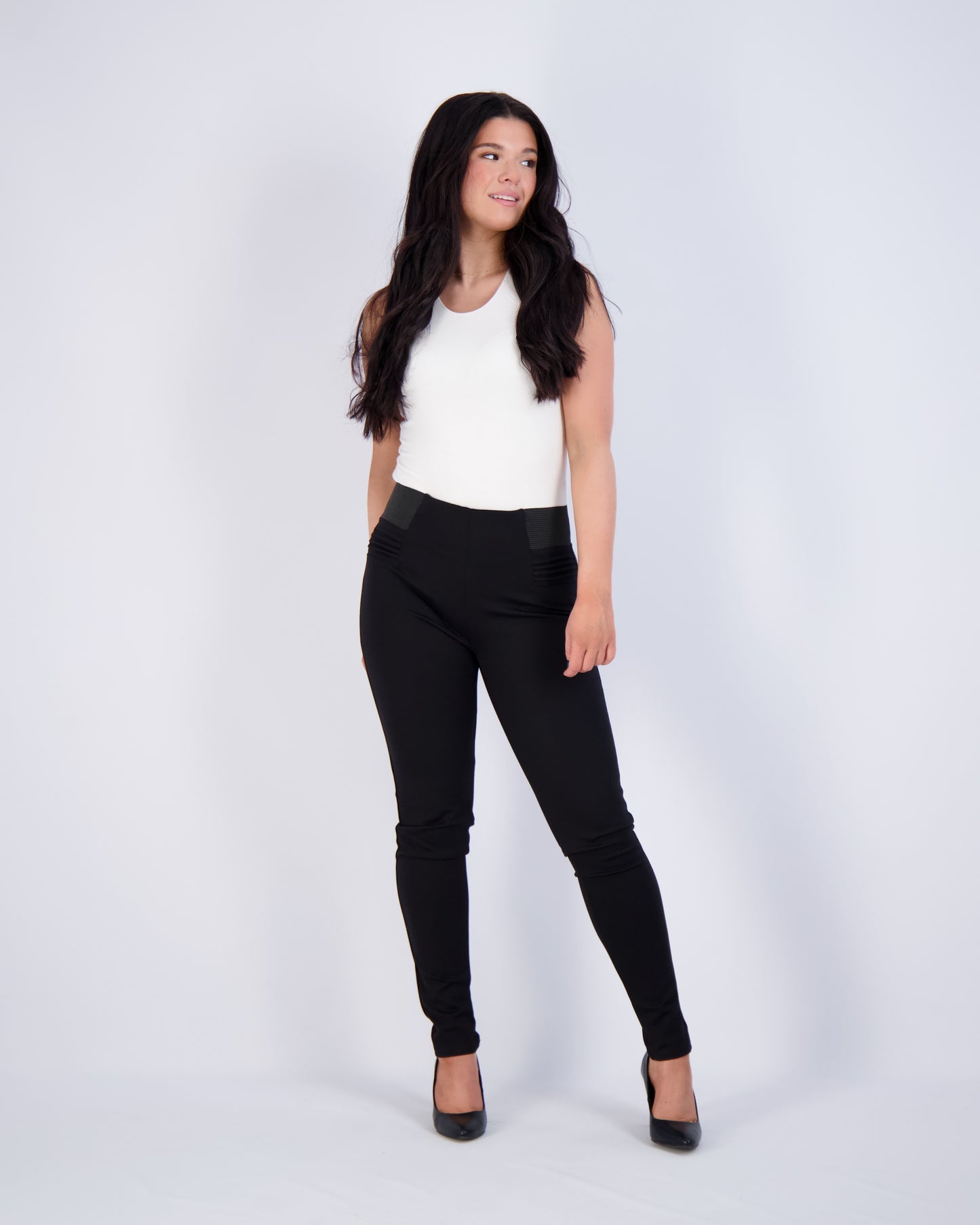 Navy High-Waist Leggings