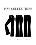 Elastic Boot-Cut Ponte Pant, view 5