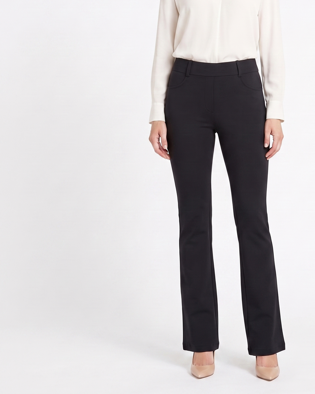Boot-Cut Ponte Pant