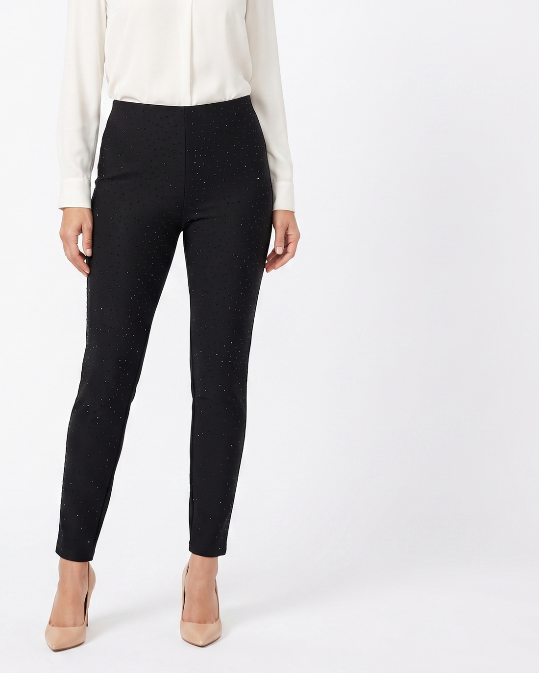 Rhinestone Ponte Pant