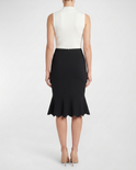 Ponte Skirt, view 3
