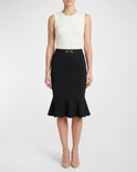 Ponte Skirt, view 1