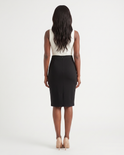 Sailor-Button Scuba Skirt w/ Pockets, view 3