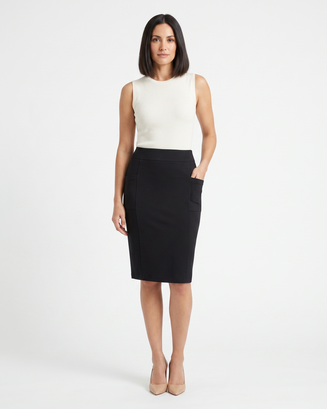 Modal Pencil Skirt