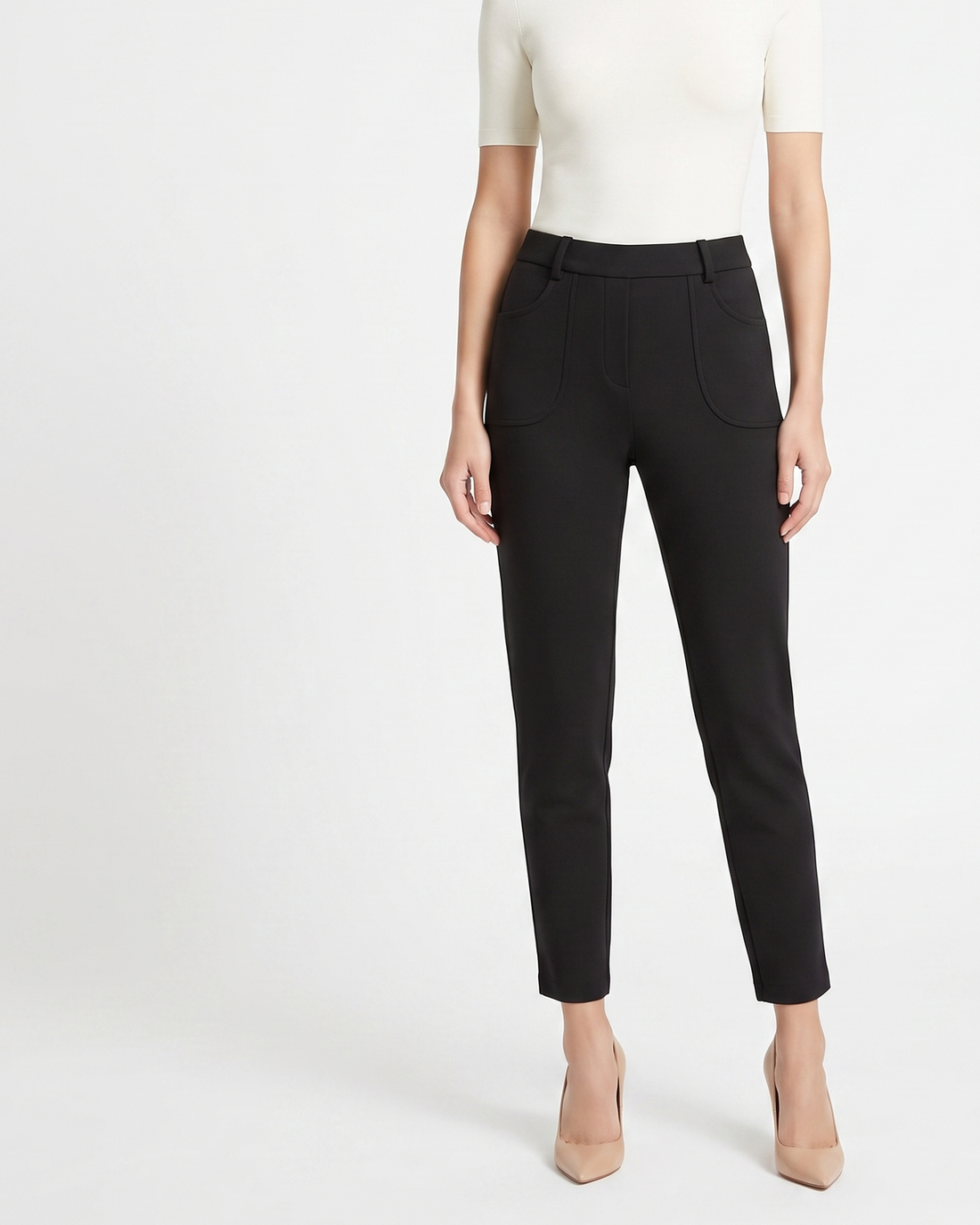 Belted Scuba Pant